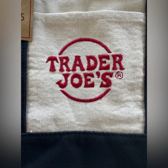 Trader Joe's Mini Canvas Tote Bag NWT - Picture 2 of 7